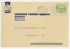 Firma briefkaart Arnhem 1939 - Fakir