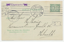 Briefkaart Amsterdam 1908 - Esperanto