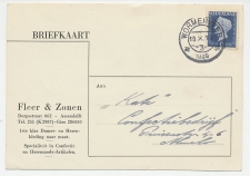 Firma briefkaart Assendelft 1949 - Confectie / Kleding