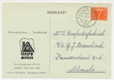 Firma briefkaart Alphen a/d Rijn 1955 - Woninginrichting/Textiel