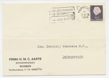 Firma briefkaart Boxmeer 1969 - Boomkwekerij 