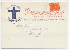 Firma briefkaart Broek op Langendijk 1955 - Manufacturen