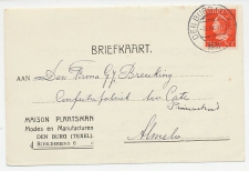 Firma briefkaart Den Burg Texel 1947 - Manufacturen