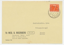 Firma briefkaart Beilen 1954 - Manufacturen - Bedden - Kleding