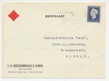 Firma briefkaart Deventer 1949