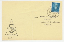 Firma briefkaart Delfzijl 1952 