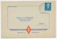 Firma briefkaart Dedemsvaart 1950 - Textiel