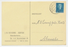 Firma briefkaart Eefde 1952 - Manufacturen