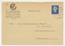 Firma briefkaart Eindhoven 1949 - Katoen