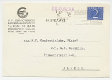 Firma briefkaart Eindhoven 1954 - Katoen