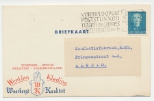 Firma briefkaart Eindhoven 1953 - Kleding