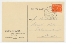 Firma briefkaart Goes 1954 - Kleding