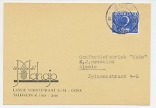 Firma briefkaart Goes 1948 - Groothandel