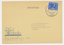 Firma briefkaart Goes 1948 - Groothandel / Victoria