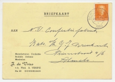 Firma briefkaart Goudriaan 1950 - Confectie / Meubelen