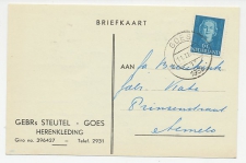 Firma briefkaart Goes 1952 - Kleding