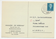 Firma briefkaart Gorinchem 1950 - Kleding