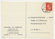 Firma briefkaart Gorinchem 1947 - Kleding