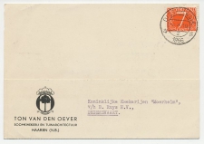 Firma briefkaart Haaren 1956 - Boomkwekerij