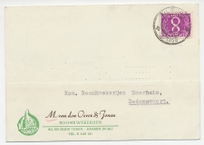 Firma briefkaart Haaren 1959 - Boomkwekerij