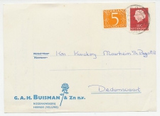 Firma briefkaart Heerde 1969 - Rozenkwekerij