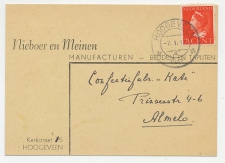 Firma briefkaart Hoogeveen 1947 - Manufacturen