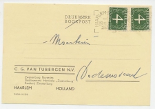 Firma briefkaart Haarlem 1957 - Kwekerij