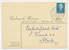 Firma briefkaart Hoogeveen 1950 - Manufacturen