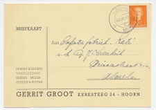 Firma briefkaart Hoorn 1952 - Kleding / Hoeden