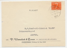 Firma briefkaart Hardenberg 1954 - Textiel