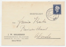 Firma briefkaart Halfweg 1949 