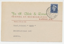 Firma briefkaart Kapelle 1949 - Textiel / Meubels