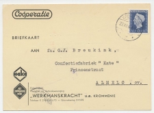 Briefkaart Krommenie 1949 - Cooperatie