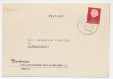 Firma briefkaart Leersum 1968 - Kwekerij