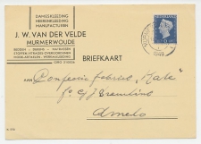 Firma briefkaart Murmerwoude 1949 - Kleding - Manufacturen