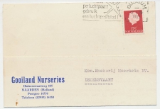 Firma briefkaart Naarden 1969 - Kwekerij