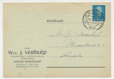 Firma briefkaart Nieuw - Beijerland 1950 - Manufacturen/ Kleding