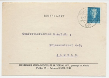 Firma briefkaart Nijverdal 1952 - Stoomweverij