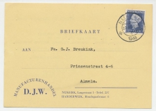 Firma briefkaart Nijkerk 1948 - Manufacturen