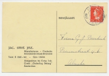 Firma briefkaart Noordscharwoude 1947 - Manufacturen / Confectie