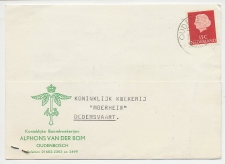 Firma briefkaart Oudenbosch 1968 - Boomkwekerij