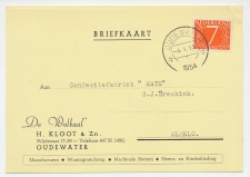 Firma briefkaart Oudewater 1954 - Manufacturen / Kleding