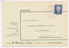 Firma briefkaart Oud Beijerland 1948 - Manufacturen / Confectie