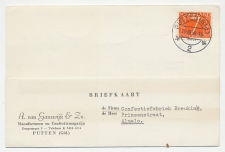 Firma briefkaart Putten 1954 - Manufacturen / Confectie