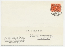 Firma briefkaart Putten 1956 - Manufacturen / Confectie