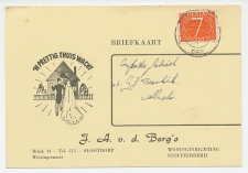 Firma briefkaart Slootdorp 1955 - Trouwerij / Woning