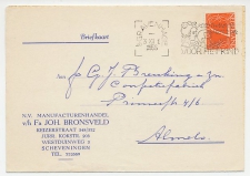 Firma briefkaart Scheveningen 1956 - Manufacturen