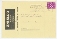 Firma briefkaart Schiedam 1963 - Wijnhandel 