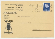 Firma briefkaart Utrecht 1973 - Uil / Boekhandel