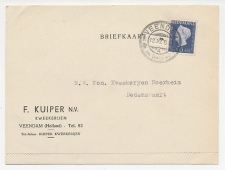 Firma briefkaart Veendam 1949 - Kwekerij